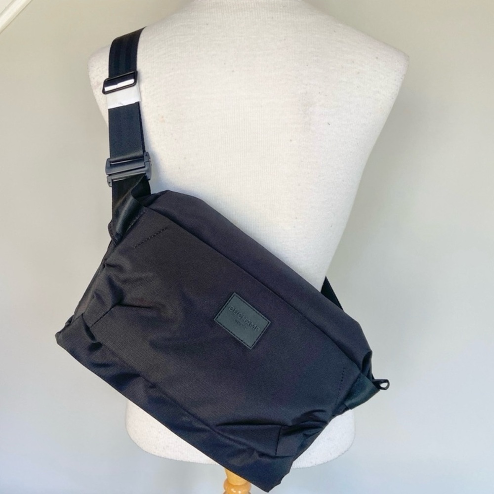 DUCHAMP London Crossbody Bag Unisex in Black New with Tags
